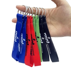 High Quality Key Ring Hand Wrist Lanyard Short Strap Lanyard With Logo Custom Keychain Wristlet Strap
