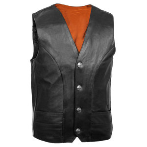 Gilet pour hommes, en cuir, de meilleure qualité, 2019 - Product Image 1