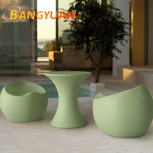 Macaron Color Casual <span class=keywords><strong>Bar</strong></span> Mesa Silla Set Varios colores Plástico impermeable para sala de estar Internet Celebrity Mesa de centro - Product Image 3