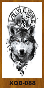 Tatuajes Temporales Desechables Impermeables de Papel, Diseño de Flor Negra, <span class=keywords><strong>Media</strong></span> <span class=keywords><strong>Manga</strong></span>, Sexy y a la Moda - Product Image 4