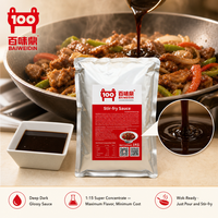Sauce chinoise en gros pour porc au poivre et légumes, usage 1:15, approvisionnement en vrac