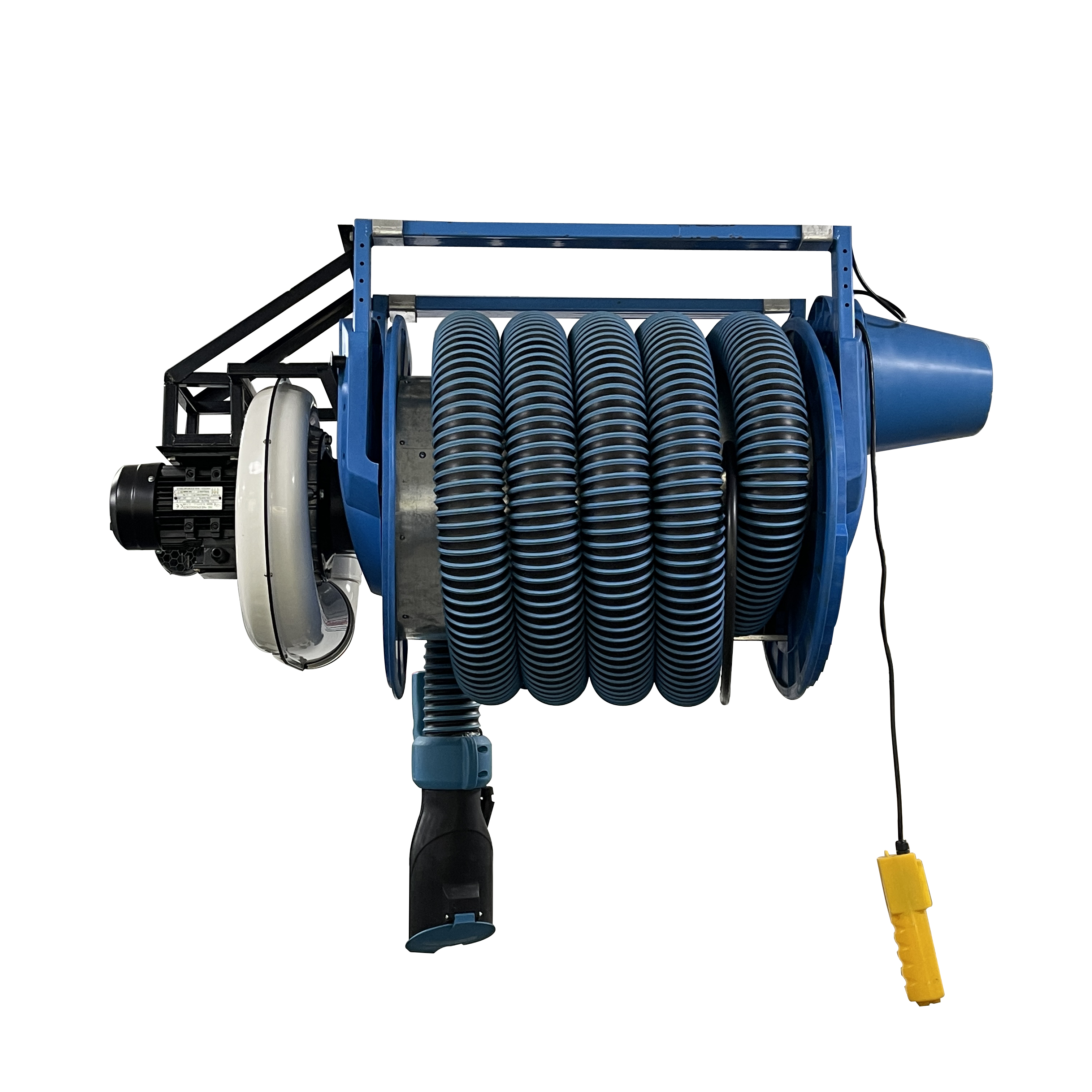 Моторизованный шланг для разборки и отдачи, катушка для выхлопных газов автомобиля, вентиляционное оборудование для авторемонтных мастерских