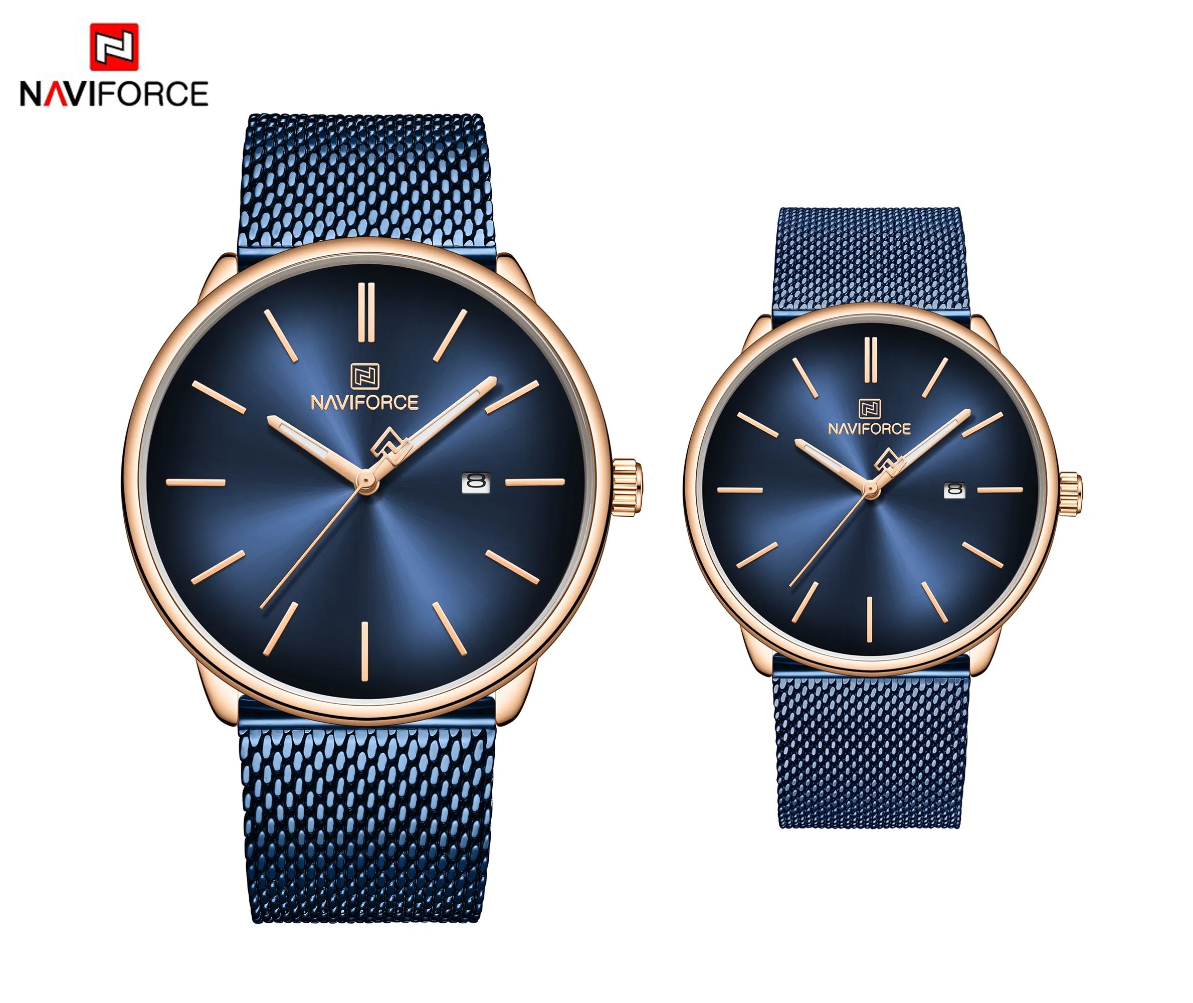 New Couple Watch NAVIFORCE 3012 Lover's Watches for Men Women Fashion Luxury Quartz relojes Set Watches In Wristwatches