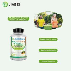 Kapsul Suplemen Serat Diet Nutrisi Seimbang Buah dan Sayur dari Pabrik OEM/ODM, Mendukung Antioksidan untuk Pencernaan Dewasa - Product Image 1