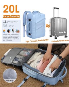 Sac à dos Capolo compatible TSA, grande capacité, ergonomique, 3-en-1, imperméable, pour voyages d'affaires et universitaires - Product Image 2