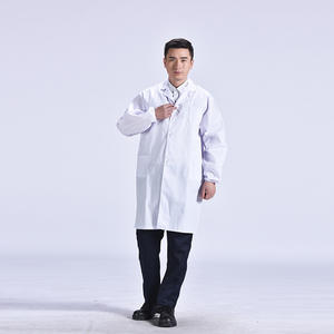 Blouse blanche laboratoire médecin uniforme médical <span class=keywords><strong>homme</strong></span> et femme médecin <span class=keywords><strong>esthéticienne</strong></span> été pharmacie infirmière uniforme - Product Image 4