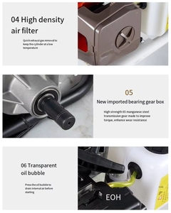Ensemble d'outils professionnels de qualité industrielle avec perceuse à terre sans fil et tarières, pioche incluse, et mallette de transport robuste - Product Image 5