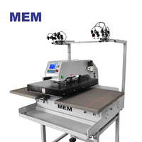 Máquina de prensado en caliente por sublimación semiautomática neumática de placas duales con control de temperatura de alta calidad,