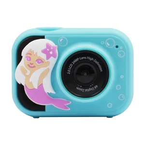 24MP เด็กภาพดิจิตอลกล้องวิดีโอของเล่นมินิน่ารัก2.0นิ้วหน้าจอ HD การ์ตูนกล้องเด็กสำหรับของขวัญเด็ก