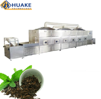 Automático Industrial Túnel Tipo Microondas Hornear Asado Secado Esterilización Equipo de fijación Máquina Horno