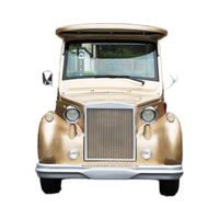 Vente chaude Parison Champagne Or Classique 12 places Bus touristique électrique et voiturettes de golf pour les touristes de la ville