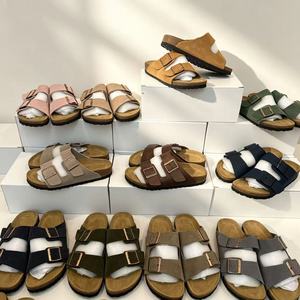 Mules sabots Boston à talon plat en cuir de vachette, doublure en cuir véritable, chaussures souples <span class=keywords><strong>Arizona</strong></span>, motif uni, <span class=keywords><strong>EVA</strong></span>, été automne hiver - Product Image 6