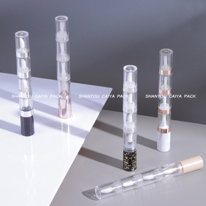 CAIYA Cute PETG Makeup Sample Trial Pack Tubes de brillant à lèvres Stack up Lip Tint Bottles 1ML Pen Shape Multi Layer Mini Lipgloss Tubes - Product Image 6