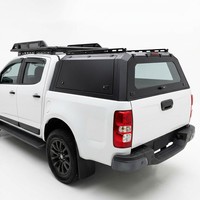 Capot rigide en alliage d'aluminium pour pick-up Holden Colorado RG Double Cab, étanche, verrouillable, sans perçage