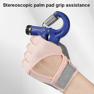 Guantes de Medio Dedo de Cuero para Ciclismo y Levantamiento de Pesas, Diseño Nuevo, Unisex, Resistentes al Desgaste, Antideslizantes, Gruesos, para Fitness - Product Image 5