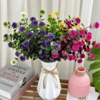 Dekorasi Bunga Hydrangea Simulasi Kecil Buatan Tangan, Bunga Hydrangea Artifisial untuk Acara Reuni, Pernikahan, Natal, Wisuda