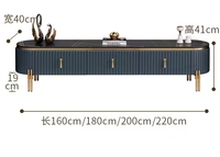 Moderne Luxus Marmor Rock Panel europäischen Gabinete de TV Ständer und Tischset