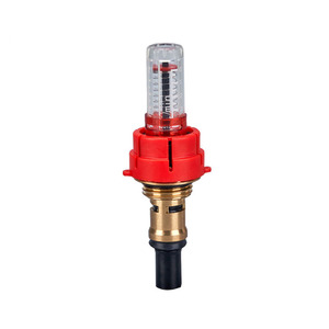Débitmètre d'eau à section variable en laiton fileté avec jauge de niveau transparente pour système de chauffage - Product Image 1