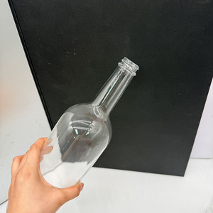 Bouteilles de vin en verre Bordeaux transparentes vides, deux tailles, à col long, pour vin <span class=keywords><strong>rouge</strong></span>, vin de fruits, <span class=keywords><strong>vodka</strong></span> - Vente en gros - Product Image 5
