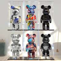 Intérieur Bearbrick Ours Statues Figure Ornements Chambre Figurines Décoration Coloré Bearbrick Ours Statues