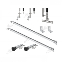 Système monté sur structure solaire de toit FarSun Support de balcon à toit plat en aluminium