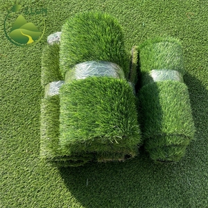 Gazon artificiel paysager haut de gamme pour intérieur/extérieur, haute densité, résistant aux UV, écologique, résistant au feu, pelouse synthétique pour - Product Image 2
