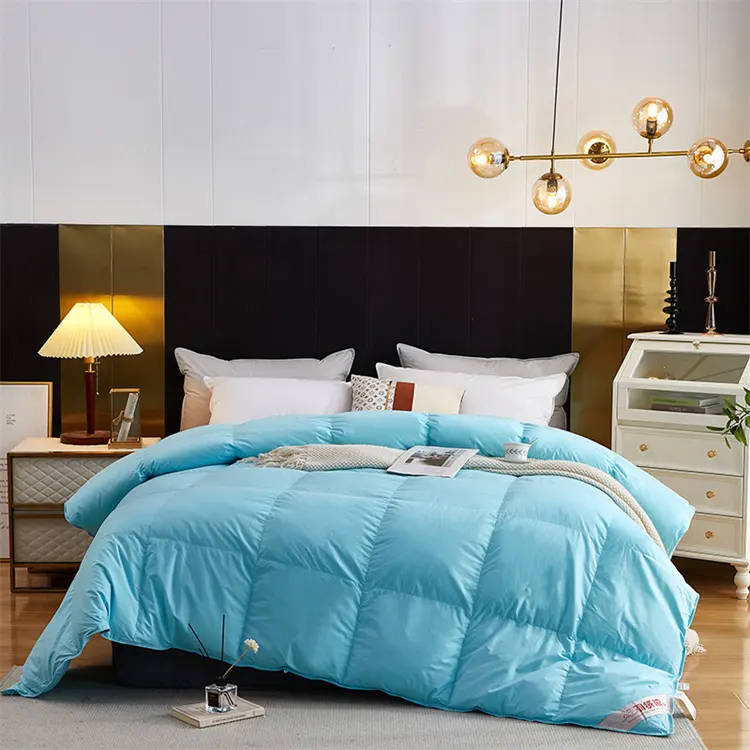 Cheap Price Of 3.5-4 Kg Duck Down Comforter Set By Chinese Manufacturer