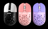 Souris de jeu sans fil OEM 2.4G BT USB Mini 3D à suivi optique pour droitiers avec éclairage LED RVB et recharge sans fil, dotée de fonctionnalités standard