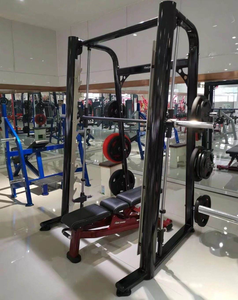 เครื่องสมิธเทรนเนอร์อเนกประสงค์แบบสองโหมดสำหรับสควอทและเบนช์เพรส เหมาะสำหรับการจัดซื้อในโครงการฟิตเนสคลับขนาดใหญ่ - Product Image 3