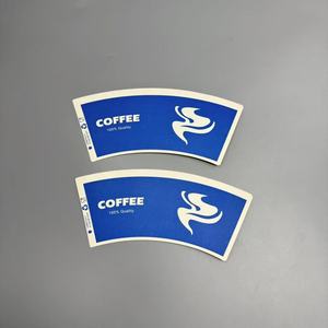 พัดกระดาษพิมพ์ลายสำหรับทำแก้วกาแฟ วัสดุทำแก้วกาแฟ 150-200gsm - Product Image 3