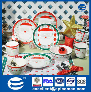 Historieta encantadora Santa serie turco conjunto de vajilla de porcelana - Product Image 2