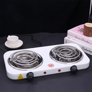 Cuisinière électrique à deux brûleurs 2000W, fabrication chinoise, 220V - Product Image 1