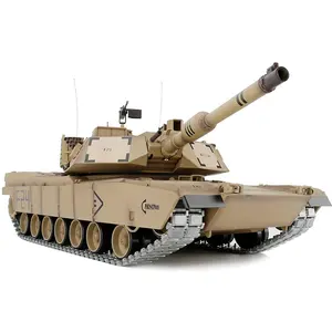 HengLong 3918-1 PRO M1A2 Abrams 7,0 mejorado humo IR batalla sonido BB Airsoft Metal Control remoto Heng Long 1 16 RC tanques juguete