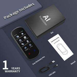 Traducteur vocal IA instantané portable avec écran tactile de 3,1 pouces, traduction <span class=keywords><strong>en</strong></span> temps réel et fonction d'enregistrement pour les voyages, l'apprentissage et les réunions - Product Image 3