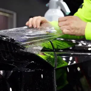 Pegatinas de Protección corporal para coche, película protectora de Pintura transparente, nano cerámica, 1,52x15m