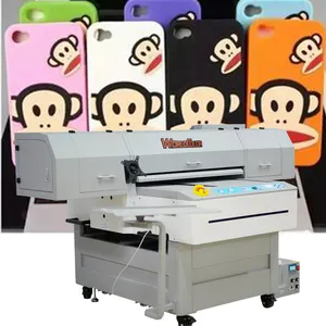 UV printing machine with 3 pieces heads for glass bottle mug phone case metal uv printer for many materials