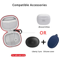 Étui rigide personnalisé OEM ODM en EVA pour écouteurs sans fil JBI Tune 125tws, sac de rangement de voyage, boîte de protection