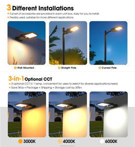 Lampe solaire LED tout-en-un de haute qualité avec détecteur de mouvement IP65, alimentée par batterie, pour <span class=keywords><strong>extérieur</strong></span>, route et jardin - Product Image 2