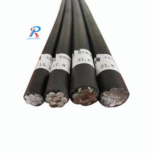 Высокопрочная несвязанная стальная нить, <span class=keywords><strong>7</strong></span> проводов, 15,24 мм, 12,<span class=keywords><strong>7</strong></span> мм, несвязанная стальная нить для предварительно напряженного бетона - Product Image 1