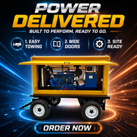 Générateur diesel Ricardo 100 KVA, super silencieux, à moteur sans balais, économe en carburant, groupe électrogène insonorisé avec automatisation ATS, alimentation extérieure