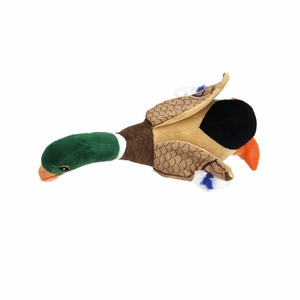 Durable Eco-Friendly Quacking <strong>Duck</strong> <strong>Dog</strong> Chew <strong>Toy</strong> Classic <strong>Squeaky</strong> Simulation Design For Pet Entertainment Teeth Cleaning Plush - Product Image 2