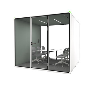 Cabina Insonorizada Profesional para Estudio, Sala de Reuniones, Cabina Acústica Insonorizada para 6 Personas, Cabina de Grabación para Oficina - Product Image 3