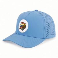 Casquette de baseball pour homme avec logo en caoutchouc personnalisé, visière incurvée, 5 panneaux, 100% polyester, protection EMF, fabriquée par une usine OEM certifiée BSCI