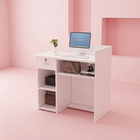 Bureau d'accueil en bois durable, design moderne, pour entreprise, bureau commercial