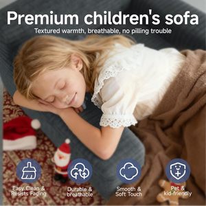 Sofá <span class=keywords><strong>Cama</strong></span> Individual de 45'' con Base Tipo <span class=keywords><strong>Trineo</strong></span>, Tapizado en Corduroy, Asiento Profundo Sin Estructura, Relleno de Espuma Cómoda, para Sala de Estar - Product Image 4