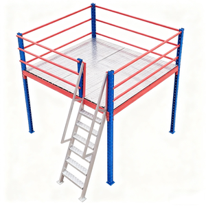 Système de rayonnage industriel Mezzanine Entrepôt en acier Plate-forme d'étagère de stockage à plusieurs niveaux pour l'optimisation de l'espace et l'efficacité - Product Image 1