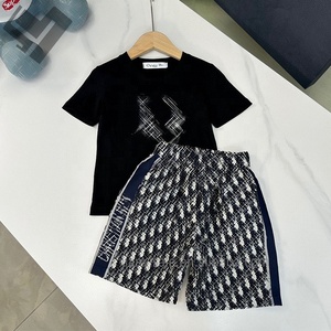 Chất Lượng Cao Trẻ Em Trai Quần Áo Mùa Hè Giản Dị 2 Mảnh Quần Short Thiết Lập Thiết Kế In Thời Trang Quần Short Bộ Quần Áo Trẻ Em Thiết Lập - Product Image 2