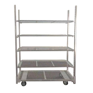 2023 منتجات منتجية حوامل نباتات للأنشطة الخارجية مع عجلات صوبة الدنماركية عربة زهور هولندية - Product Image 6