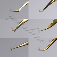Séparateur pour extensions de cils, emballage personnalisé, 1 pièce, pince à épiler coloré, outil cosmétique, applicateur
