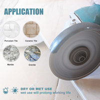 Disque de coupe diamanté de 105 mm pour carrelage céramique, granit, marbre